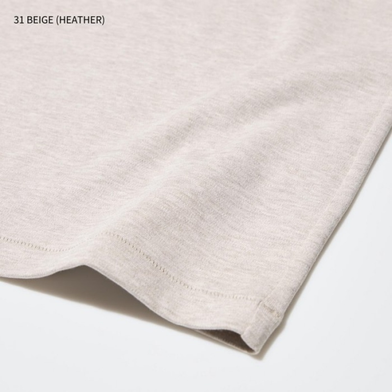 Women Uniqlo U Crew Neck Short-sleeve T Shirts Pink | 2499088