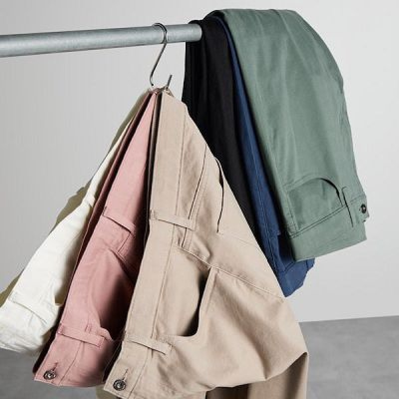 Women Uniqlo Ultra Stretch Color Jeans Beige | 8460167