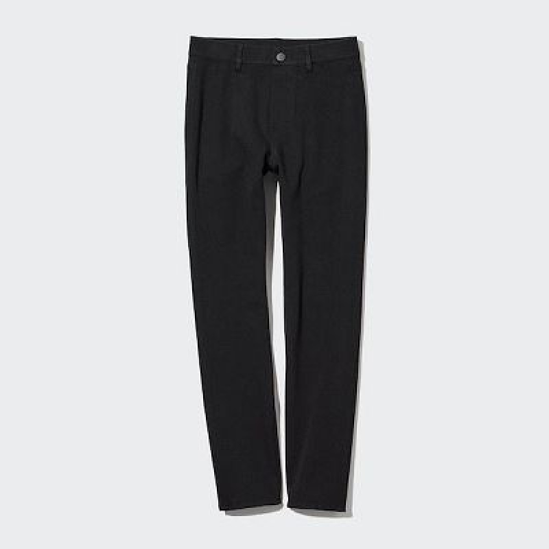 Women Uniqlo Ultra Stretch Pants Black | 2250382