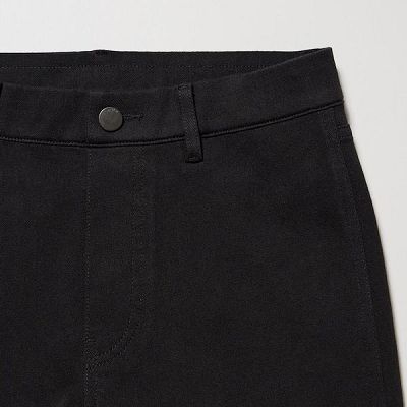 Women Uniqlo Ultra Stretch Pants Black | 2250382