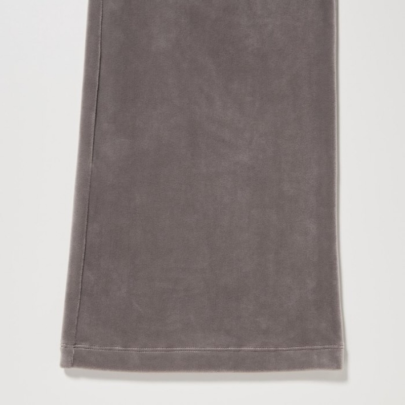 Women Uniqlo Ultra Stretch Smooth Lounge Pants Brown | 9850889
