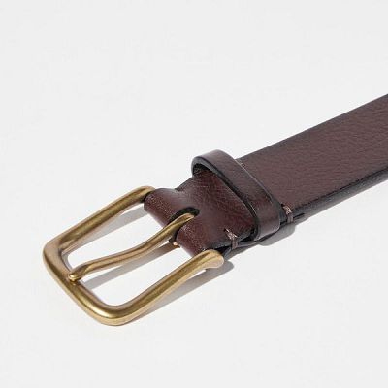Women Uniqlo Vintage Belts Brown | 6378407