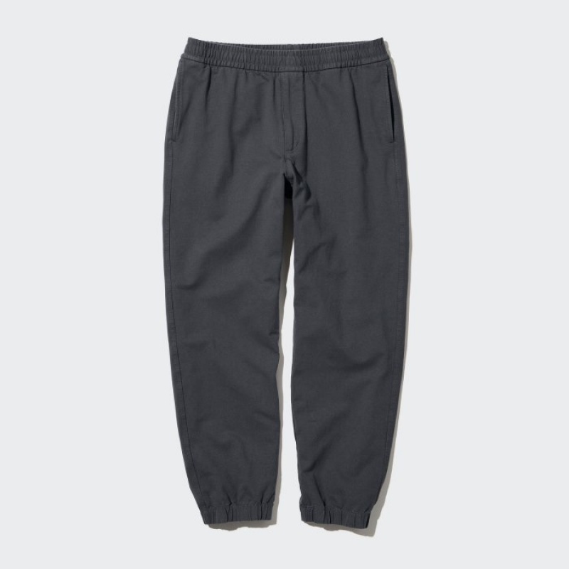 Women Uniqlo Washed Jersey Joggers Grey | 1641489