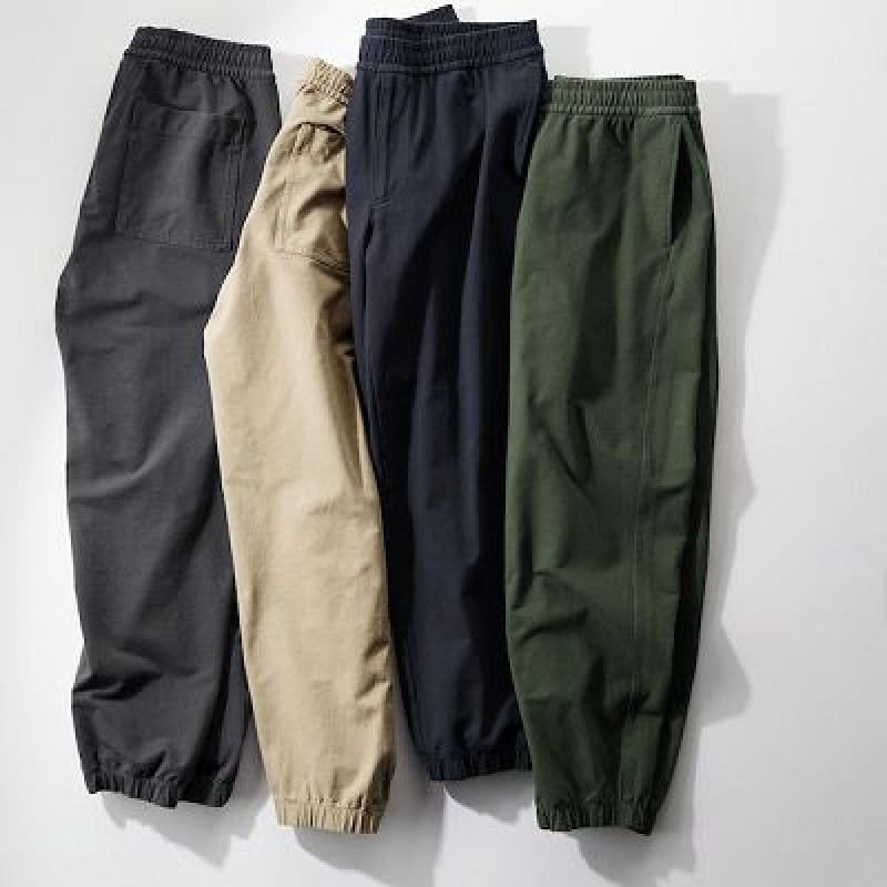 Women Uniqlo Washed Jersey Joggers Navy | 5322302