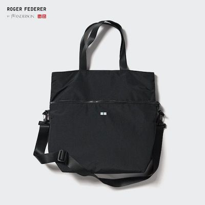 Women Uniqlo Way Sports Tote Bags Black | 1931076