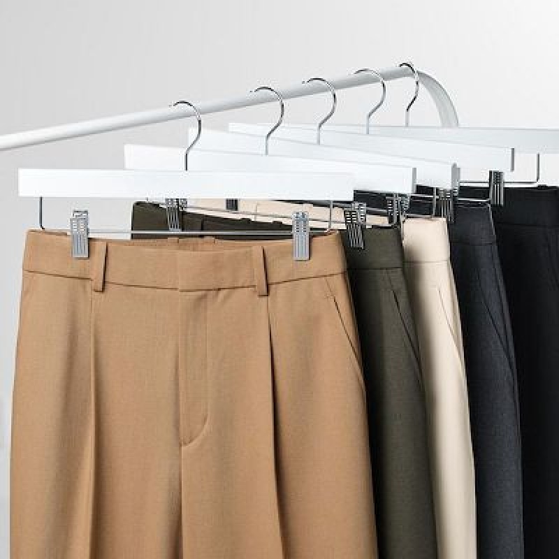 Women Uniqlo Wide-Fit Pleated Pants Beige | 8233072