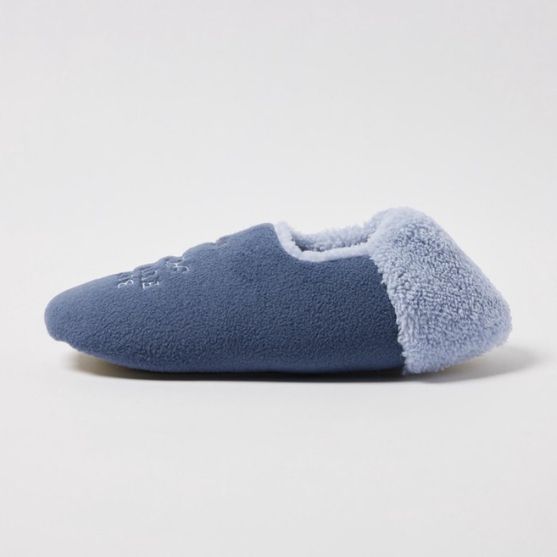 Women Uniqlo Winnie the Pooh Collection Slippers Blue | 2297416
