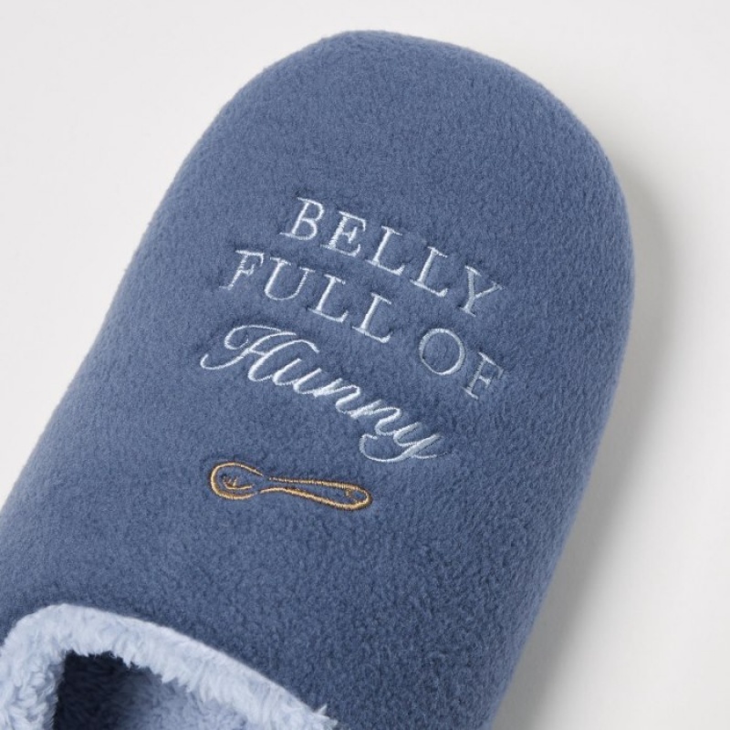 Women Uniqlo Winnie the Pooh Collection Slippers Blue | 2297416