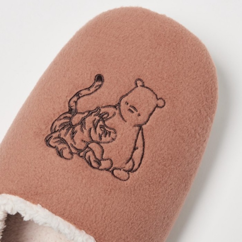 Women Uniqlo Winnie the Pooh Collection Slippers Orange | 8067047