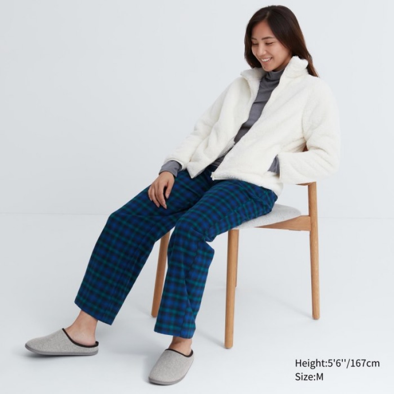 Women Uniqlo Wool Like Slippers Grey | 5880140